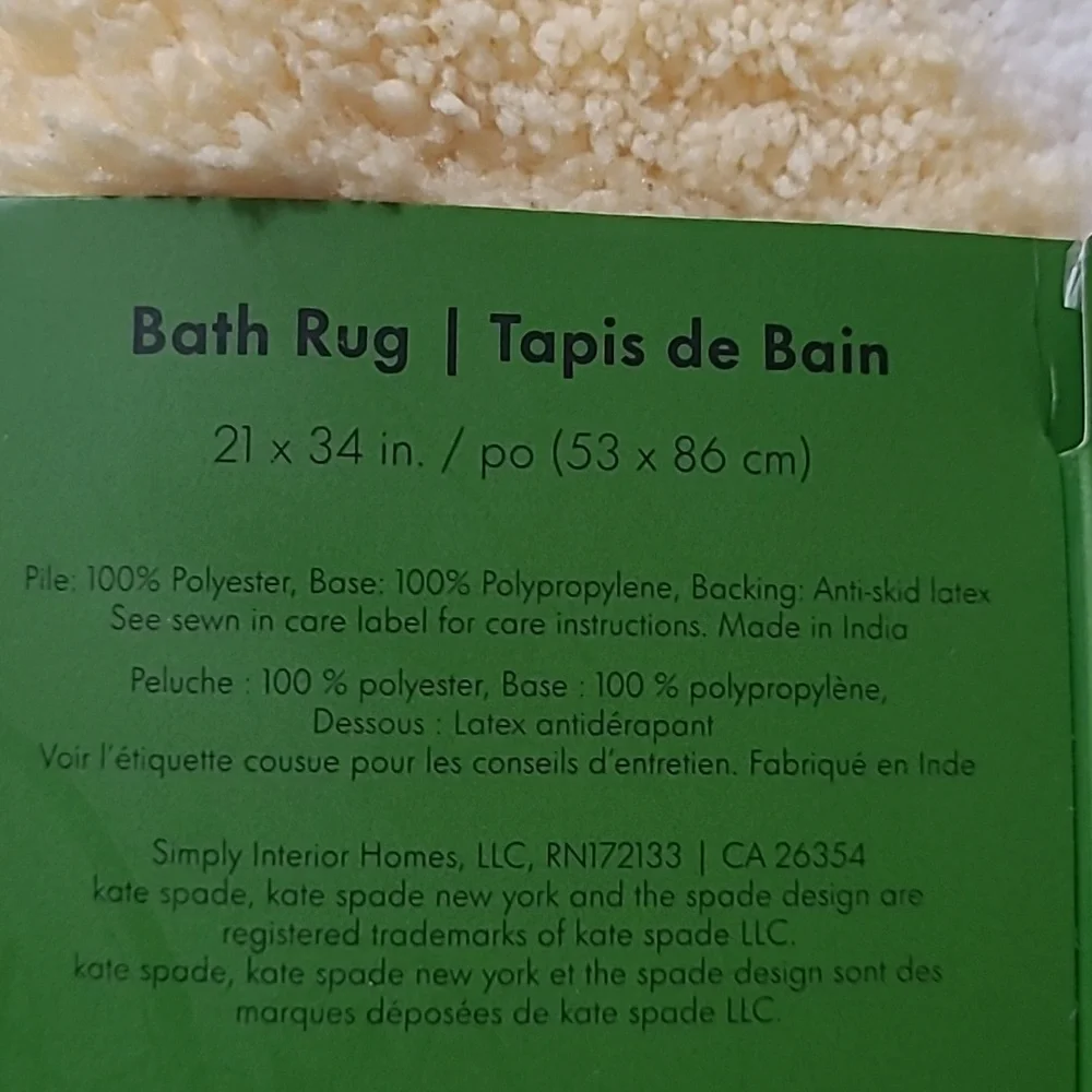 Kate Spade Polka Dot Bath Rug